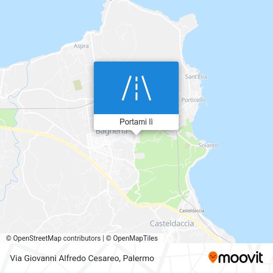 Mappa Via Giovanni Alfredo Cesareo