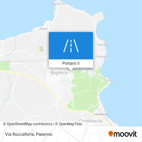 Mappa Via Roccaforte