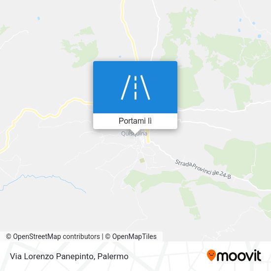 Mappa Via Lorenzo Panepinto
