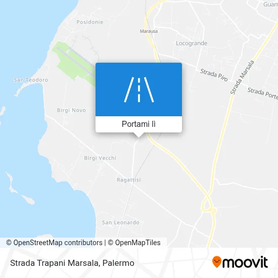 Mappa Strada Trapani Marsala