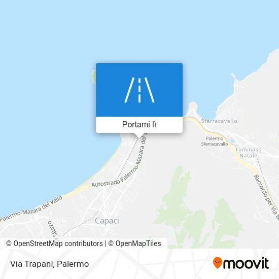 Mappa Via Trapani