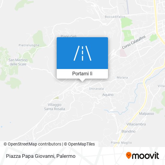 Mappa Piazza Papa Giovanni