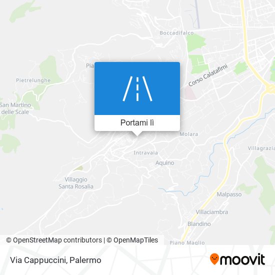 Mappa Via Cappuccini