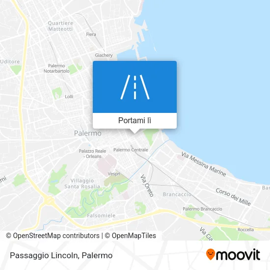 Mappa Passaggio Lincoln