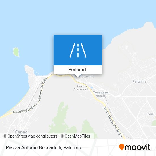 Mappa Piazza Antonio Beccadelli