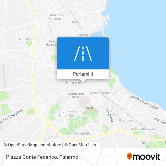 Mappa Piazza Conte Federico