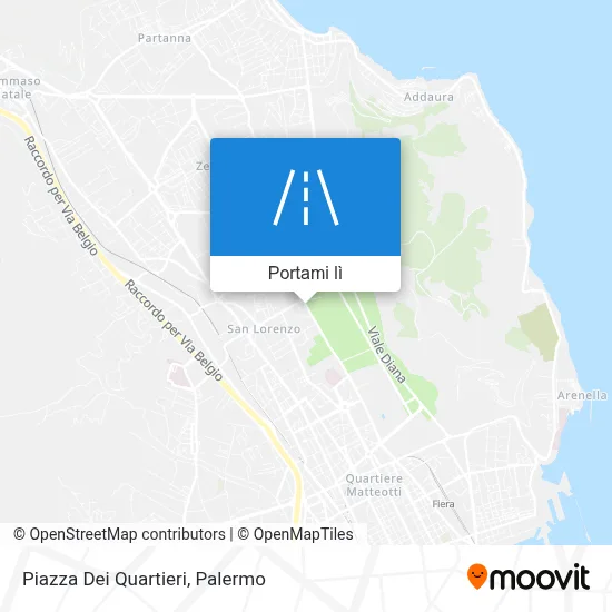 Mappa Piazza Dei Quartieri