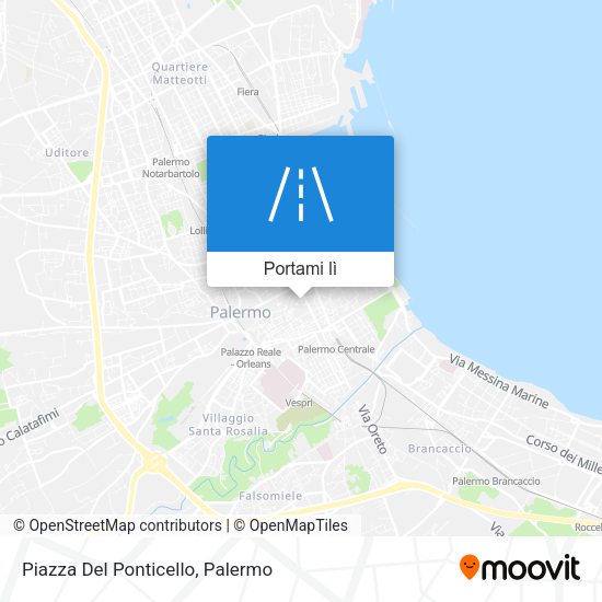 Mappa Piazza Del Ponticello