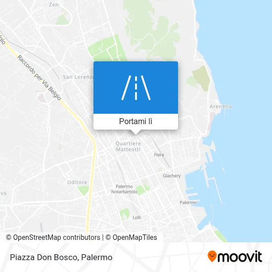 Mappa Piazza Don Bosco