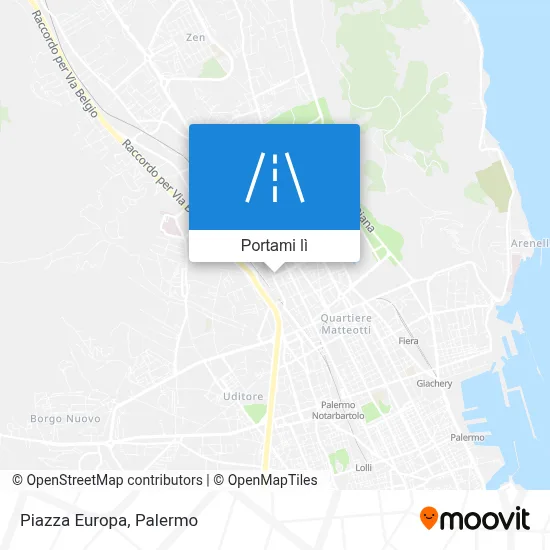 Mappa Piazza Europa