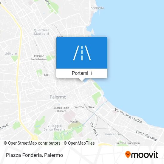 Mappa Piazza Fonderia