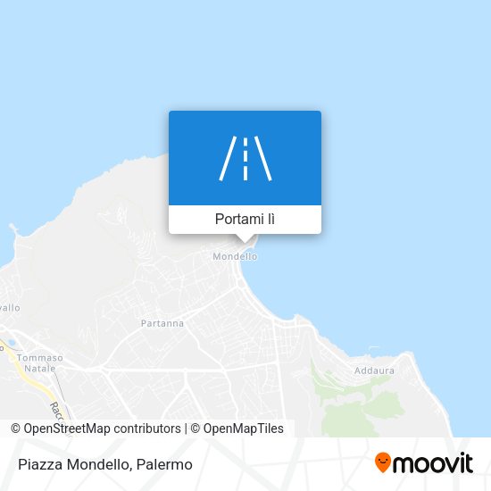 Mappa Piazza Mondello