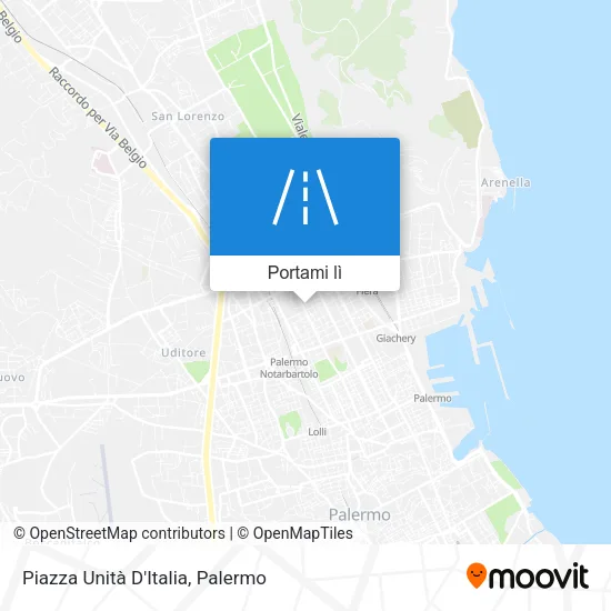Mappa Piazza Unità D'Italia