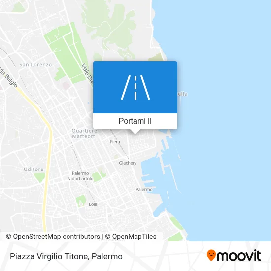 Mappa Piazza Virgilio Titone