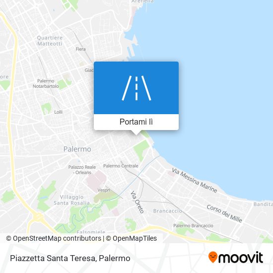 Mappa Piazzetta Santa Teresa