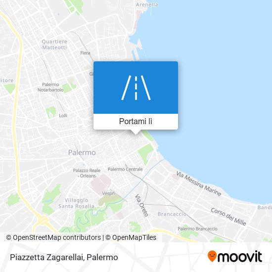 Mappa Piazzetta Zagarellai