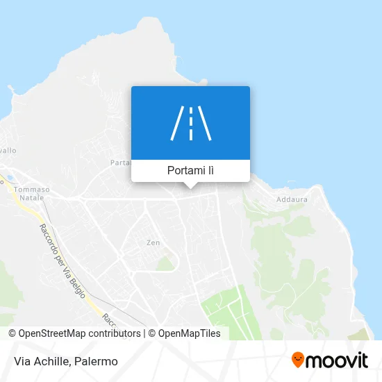 Mappa Via Achille