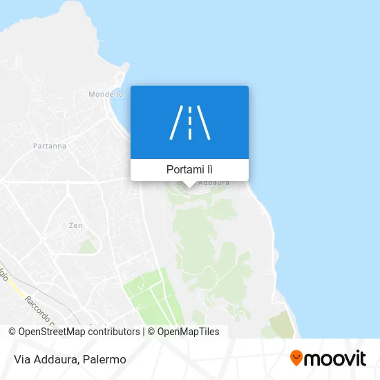 Mappa Via Addaura