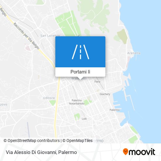 Mappa Via Alessio Di Giovanni