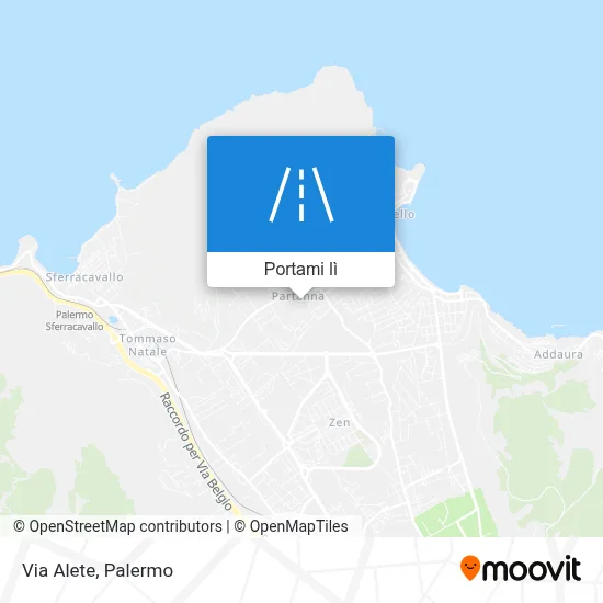 Mappa Via Alete