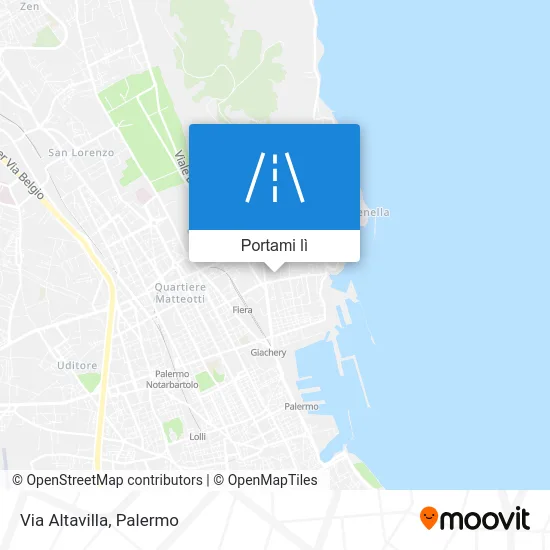 Mappa Via Altavilla