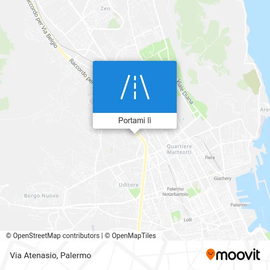 Mappa Via Atenasio