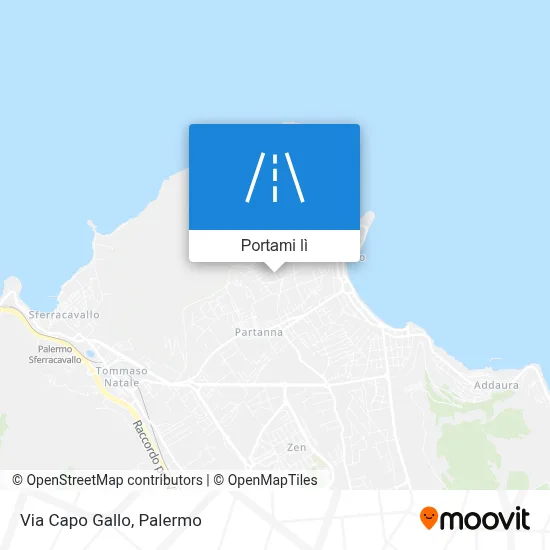 Mappa Via Capo Gallo