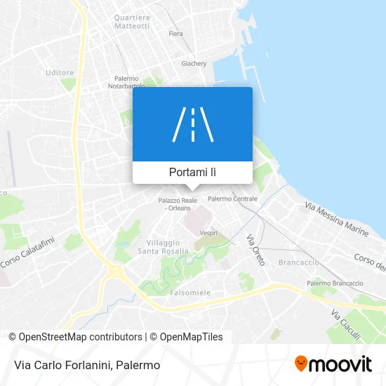 Mappa Via Carlo Forlanini