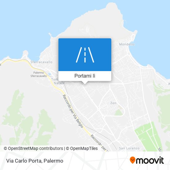 Mappa Via Carlo Porta