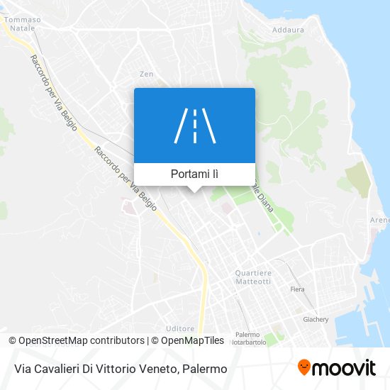 Mappa Via Cavalieri Di Vittorio Veneto