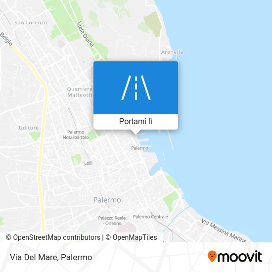 Mappa Via Del Mare