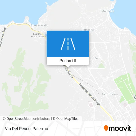 Mappa Via Del Pesco