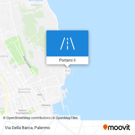 Mappa Via Della Barca
