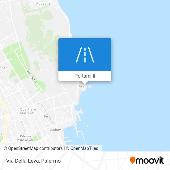 Mappa Via Della Leva