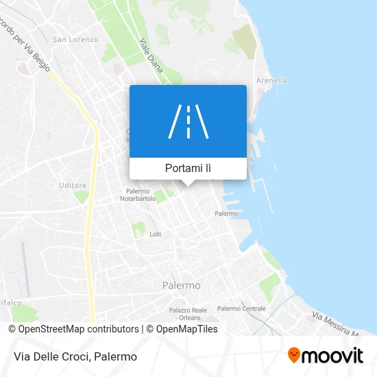 Mappa Via Delle Croci