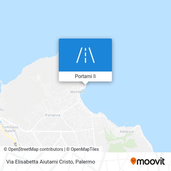 Mappa Via Elisabetta Aiutami Cristo
