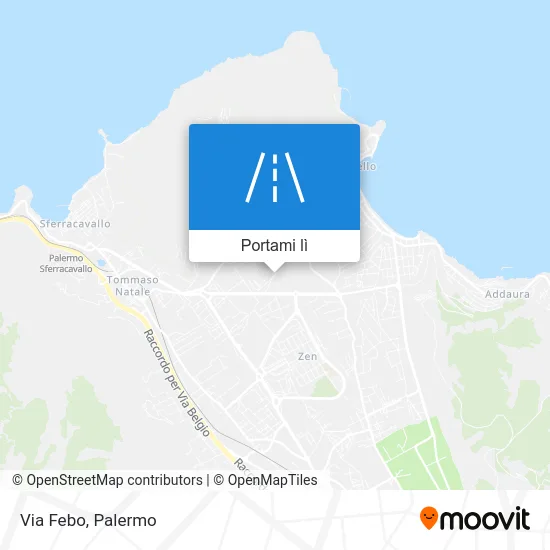 Mappa Via Febo