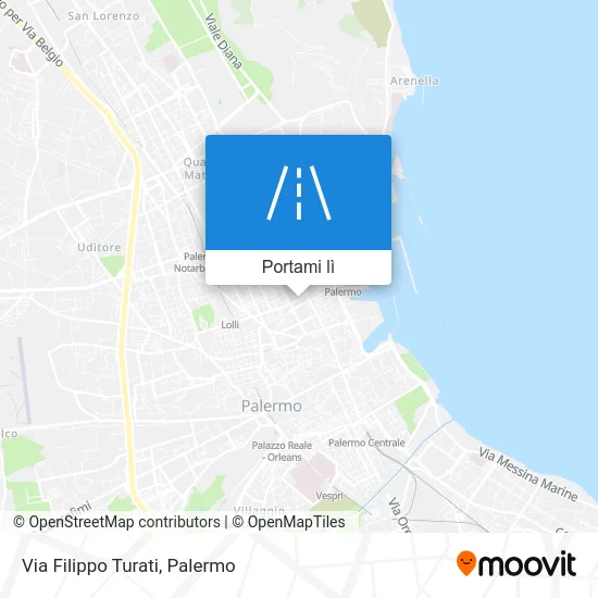 Mappa Via Filippo Turati