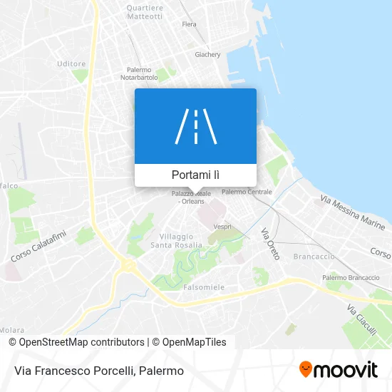 Mappa Via Francesco Porcelli