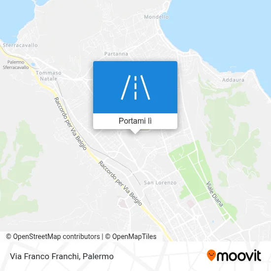 Mappa Via Franco Franchi