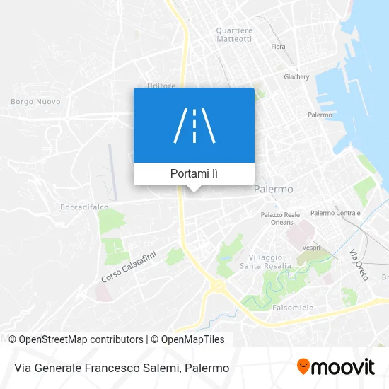 Mappa Via Generale Francesco Salemi