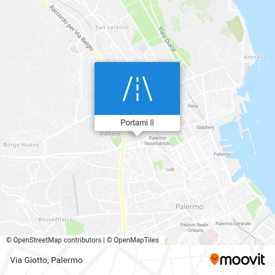 Mappa Via Giotto