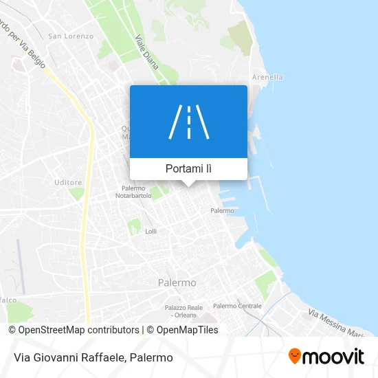 Mappa Via Giovanni Raffaele