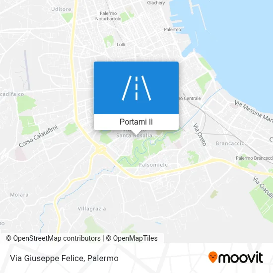 Mappa Via Giuseppe Felice