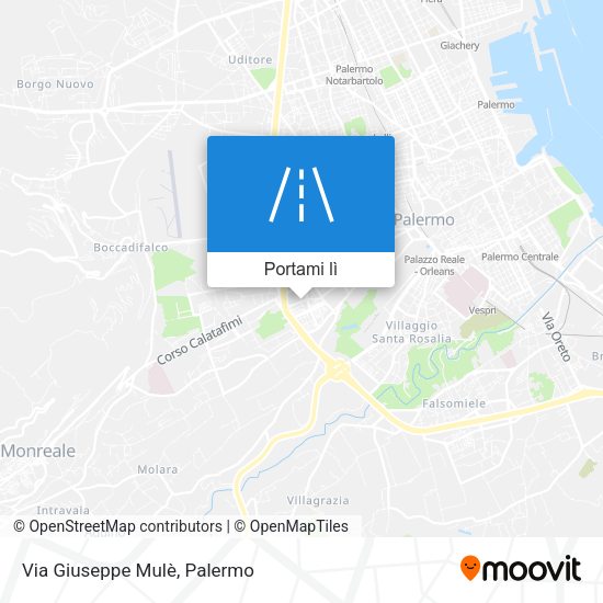 Mappa Via Giuseppe Mulè
