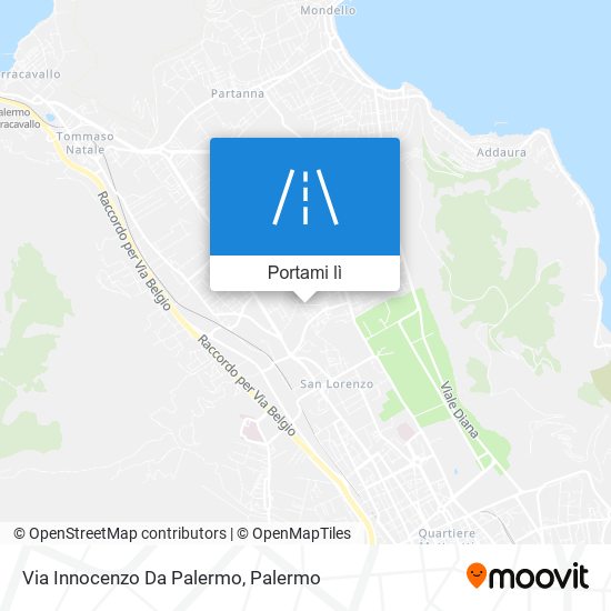 Mappa Via Innocenzo Da Palermo