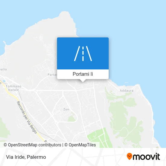 Mappa Via Iride