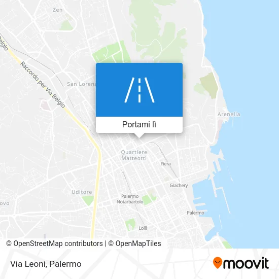 Mappa Via Leoni
