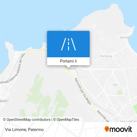 Mappa Via Limone