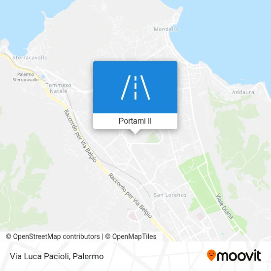 Mappa Via Luca Pacioli